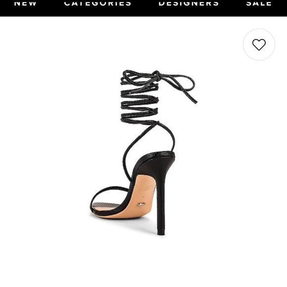 Millie Sandal in Black Snake Tony Bianco - Picture 5 of 6